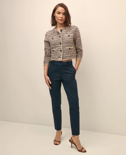 Cropped Boucle Knit Lady Jacket, image 1